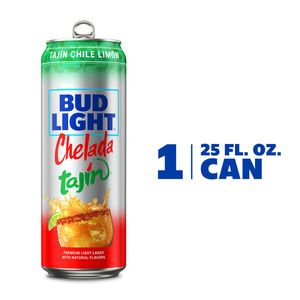 Beers & Coolers Bud Light Chelada Tajin Chile Limon Lager Beer hero