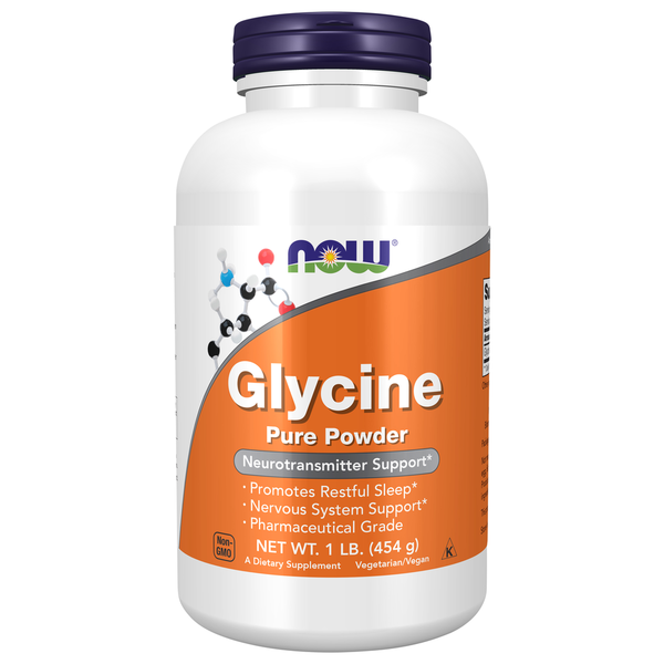 Protein & Meal Replacements NOW Glycine Pure Powder hero