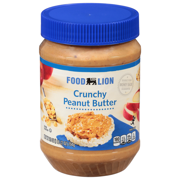 Spreads, Jam & Jelly Food Lion Peanut Butter, Crunchy hero