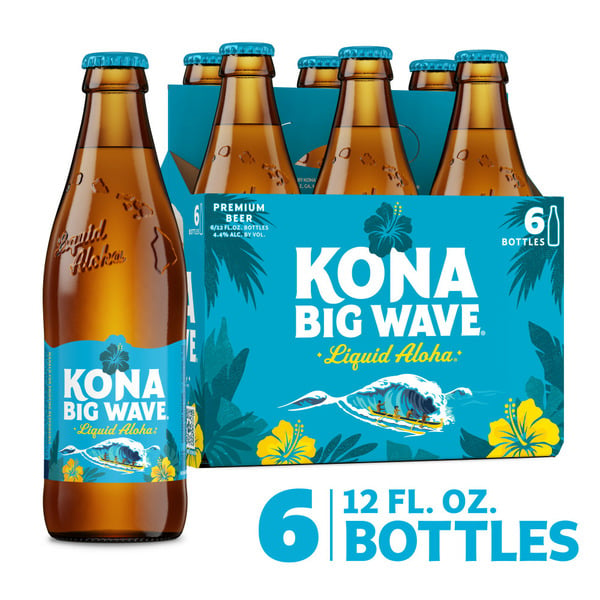 Beers & Coolers Kona Brewing Co. Big Wave Premium Beer Bottles hero