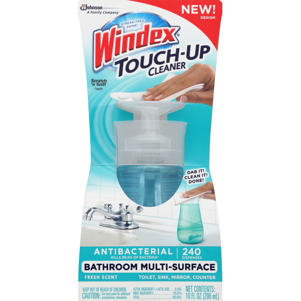 Cleaning Products Windex Bathroom Multi-Surface Cleaner, Fresh Scent hero