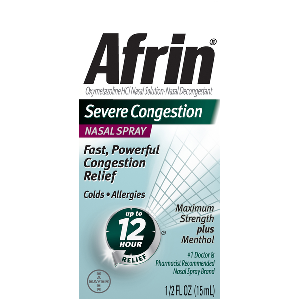 Cold, Flu & Allergy Afrin Severe Congestion, Nasal Spray hero