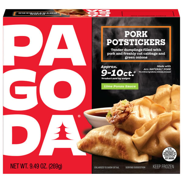 Asian Foods Pagoda Pork Potstickers hero