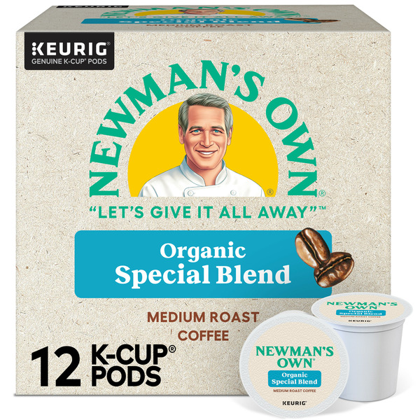 Coffee Newman's Own Newman's Special Blend Medium Roast Coffee Extra Bold Coffee K-Cup Pods hero