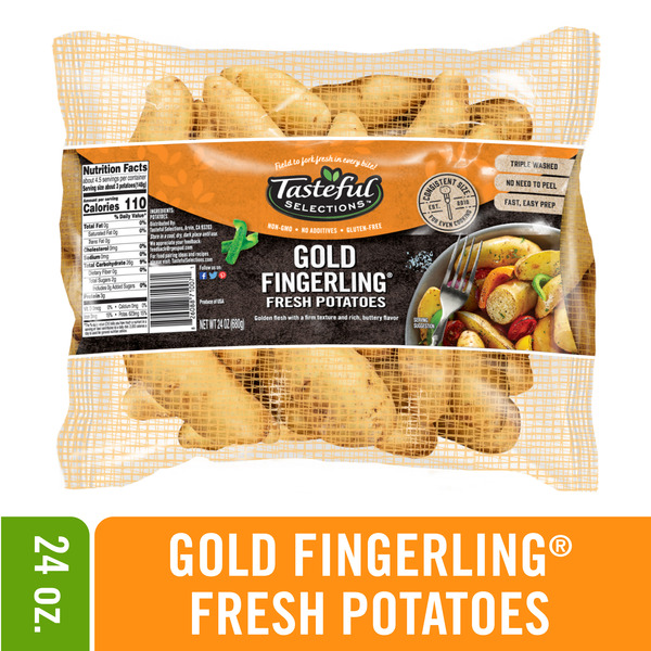 Gold Fingerlings Baby Potatoes hero