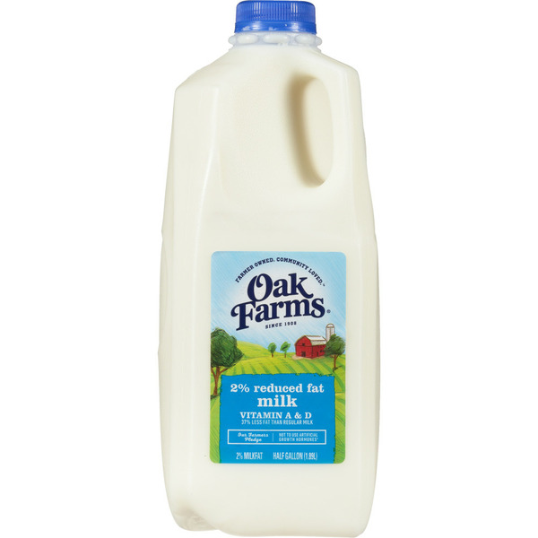 Milk Oak Farms Reduced Fat Milk hero