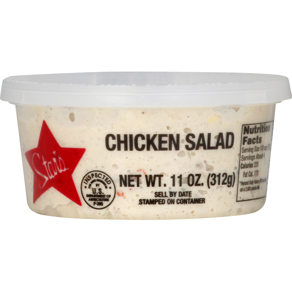 Deli Salads Stars Chicken Salad hero