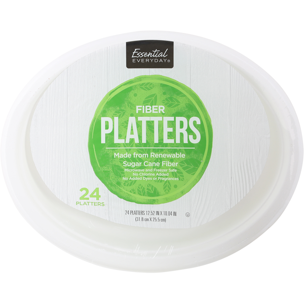 Plates, Bowls, Cups & Flatware Essential Everyday Platters, Fiber hero