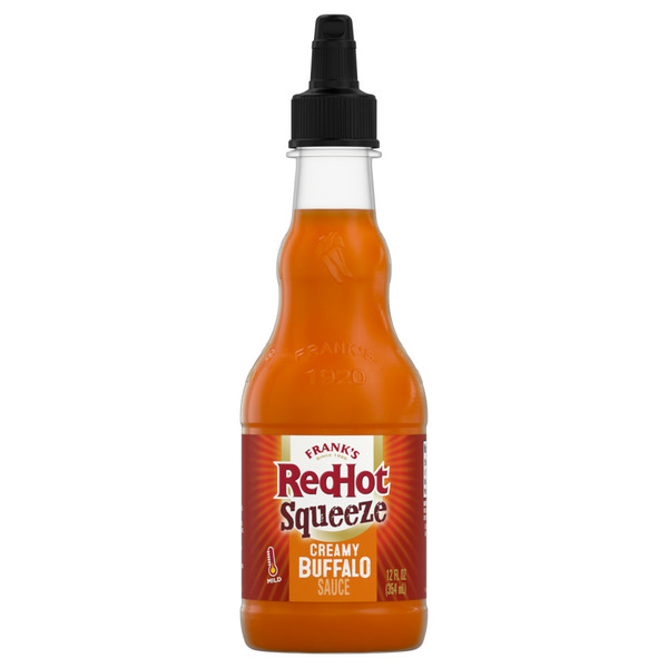 Condiments Frank's RedHot® Creamy Buffalo Squeeze Hot Sauce hero