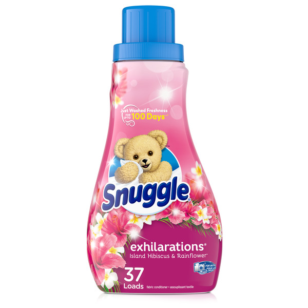 Laundry Snuggle Liquid Fabric Softener, Island Hibiscus & Rainflower, 37 Loads hero