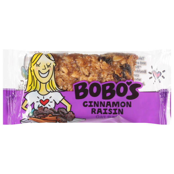 Energy & Granola Bars Bobo's Oat Bar, Cinnamon Raisin hero