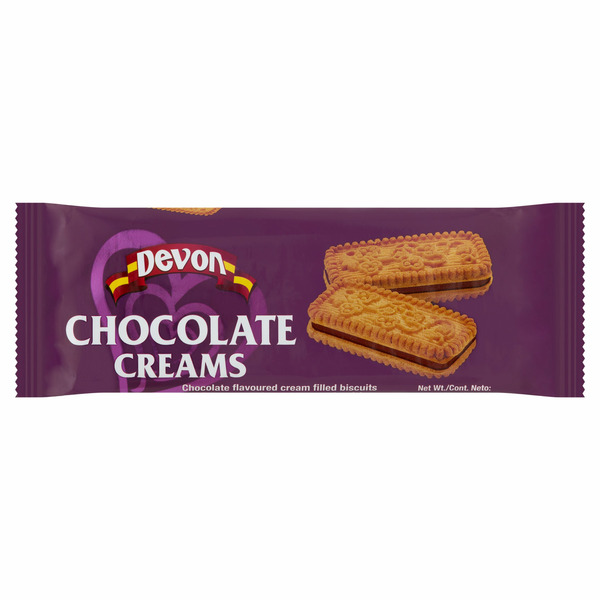 Candy & Chocolate Devon Chocolate Creams Flavoured Cream Filled Biscuits hero