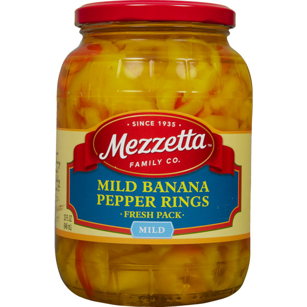 Mezzetta Mild Banana Pepper Rings hero