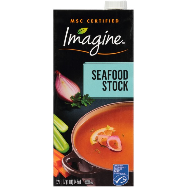 Soup, Broth & Bouillon Imagine Seafood Stock hero