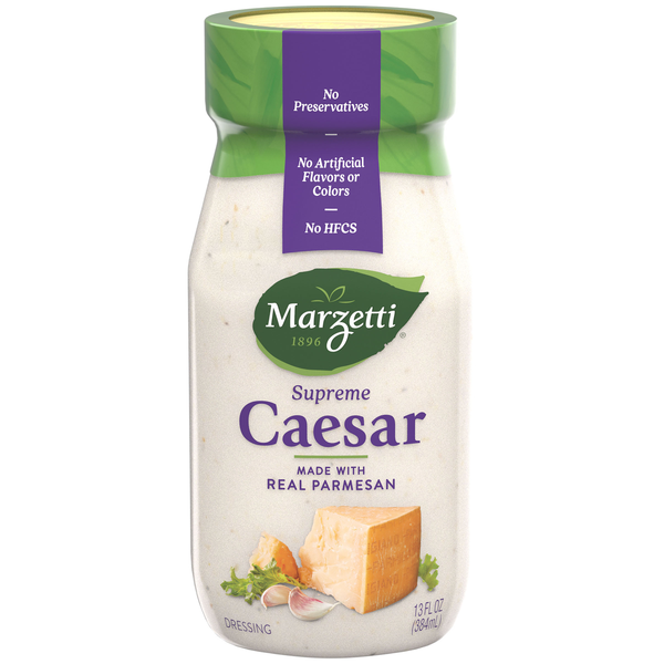 Dips, Dressings or Salad Toppings Marzetti Supreme Caesar Dressing 13 fl. oz. Jar hero