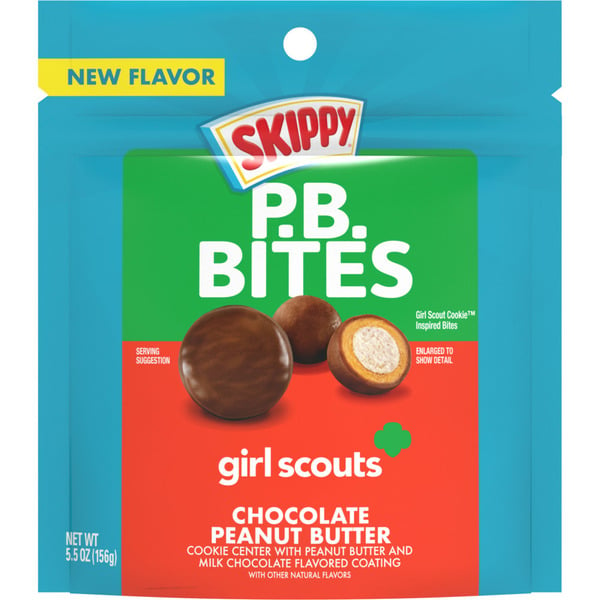 Candy & Chocolate SKIPPY Bites Gs Chocolate Peanut Butter (Tagalong) hero