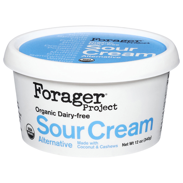 Dairy Alternatives Forager Project Sour Cream Alternative, Dairy-Free, Organic hero