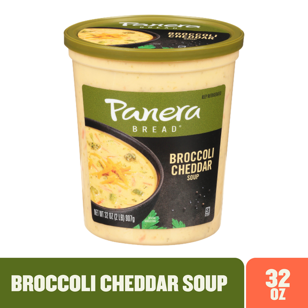 Grab & Go Panera Bread Broccoli Cheddar Soup Cup hero