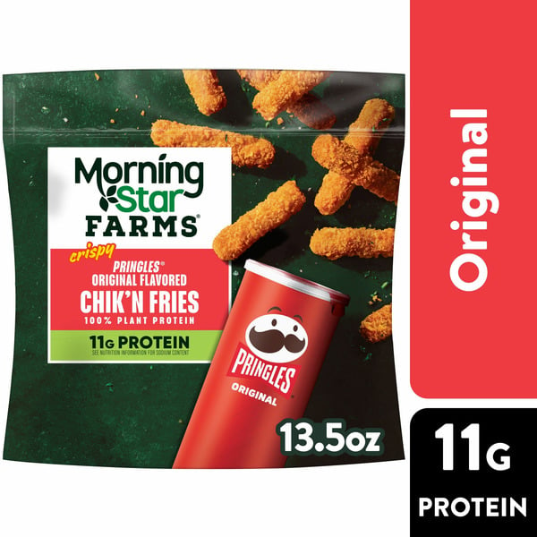 Tofu & Meat Alternatives Morning Star Farms Chik'n Fries, Vegan Plant Based Protein, Frozen Meal Starter hero