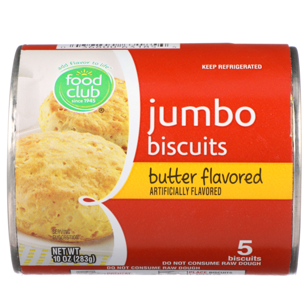 Cookies & Cakes Food Club Butter Flavored Jumbo Biscuits hero