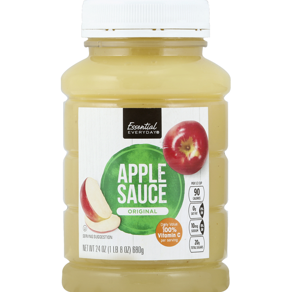 Canned Fruit & Applesauce Essential Everyday Apple Sauce, Original hero