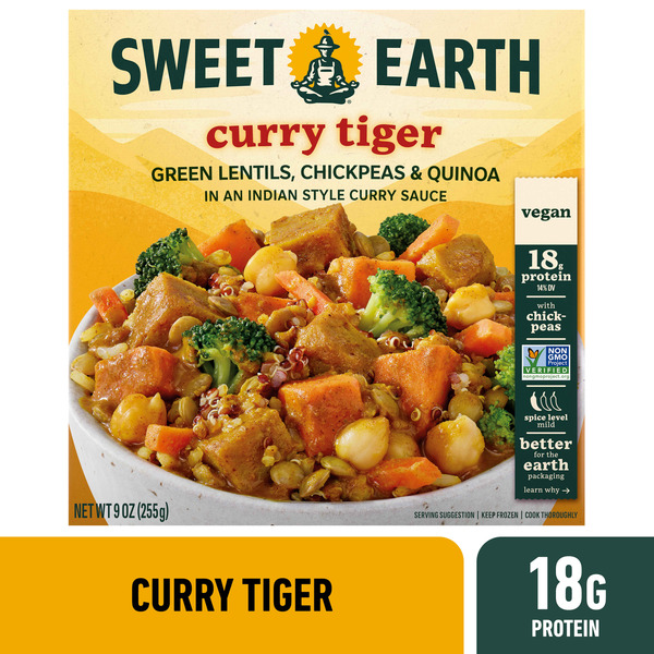 Frozen Meals Sweet Earth Curry Tiger Frozen Bowl hero