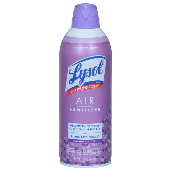 Cleaning Products Lysol Air Sanitizer, Lavender Sky hero