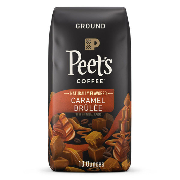 Peet's Coffee Caramel Brûlée, Flavored Coffee, Ground, Bag hero