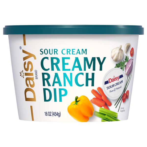 Daisy Dip, Creamy Ranch, Sour Cream hero