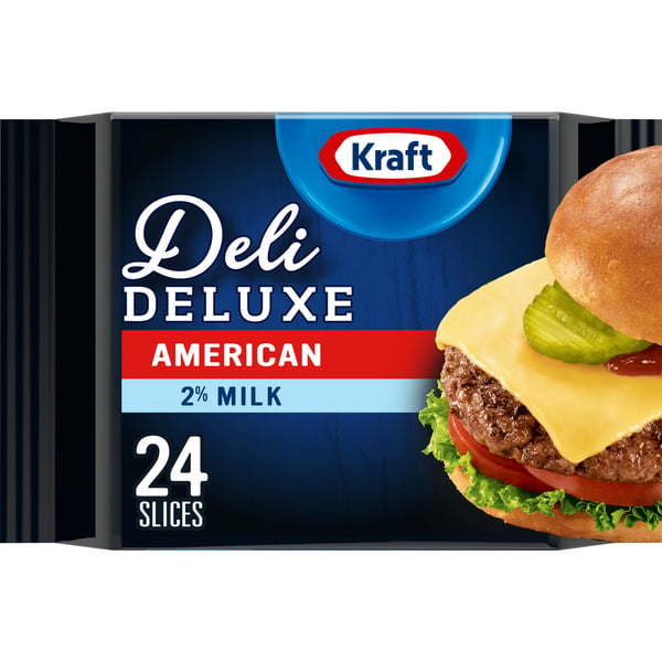 Packaged Cheese Kraft American Cheese Slices with 2% Milk hero