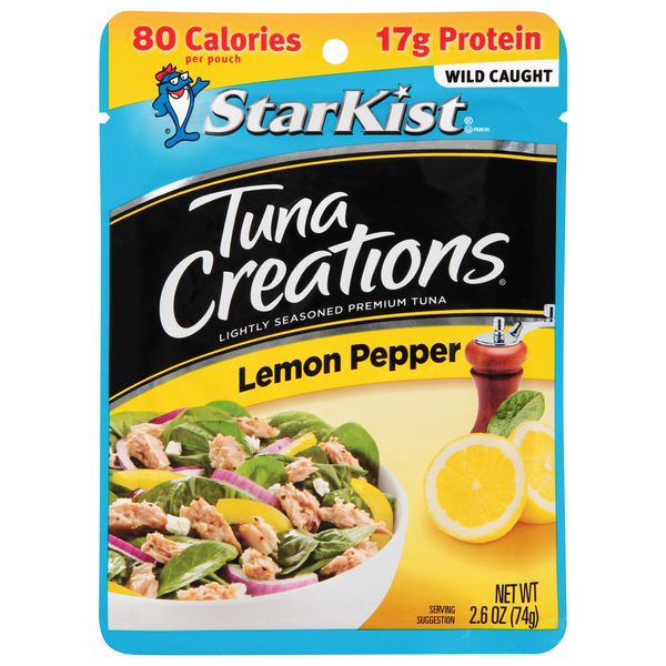 Canned Meat & Seafood StarKist Tuna, Lemon Pepper hero