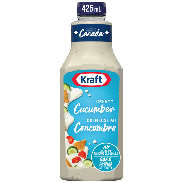 Kraft Creamy Cucumber Salad Dressing hero