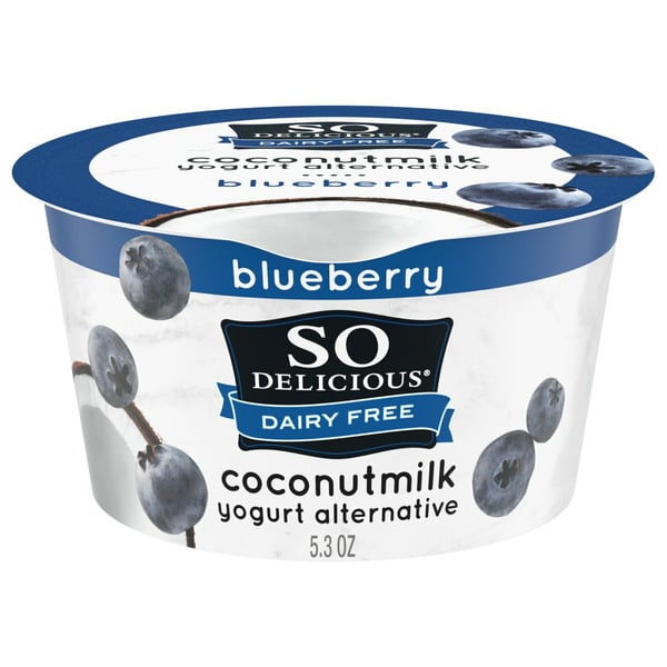 Yogurt/Kefir So Delicious Blueberry Coconut Milk Yogurt Alternative, Vegan, Non-GMO hero