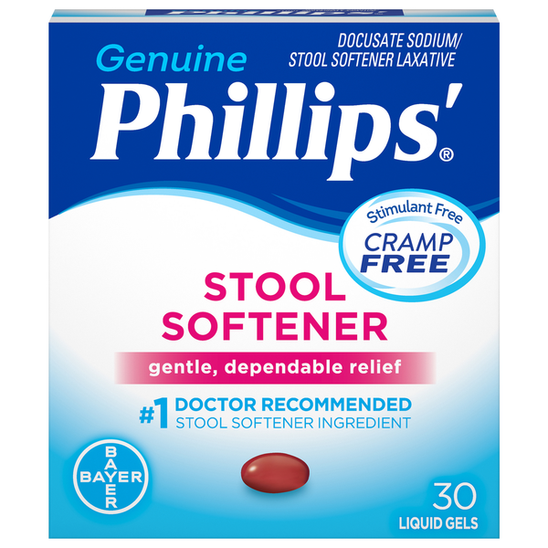 Digestion Phillips' Stool Softener, Liquid Gels hero