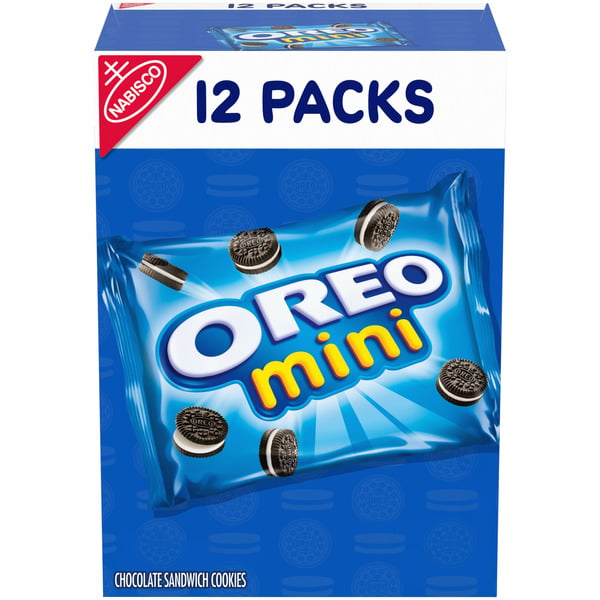 Packaged Cookies Oreo Mini Chocolate Sandwich Cookies, Snack Packs hero