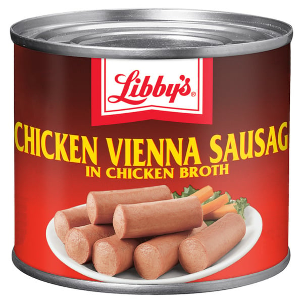 Canned Meat & Seafood Libby's Chicken Vienna Sausage with Chicken Broth Canned Sausage hero