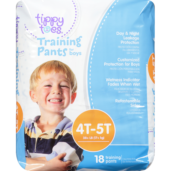 Tippy Toes Training Pants, for Boys, 4T-5T (38+ lb) hero