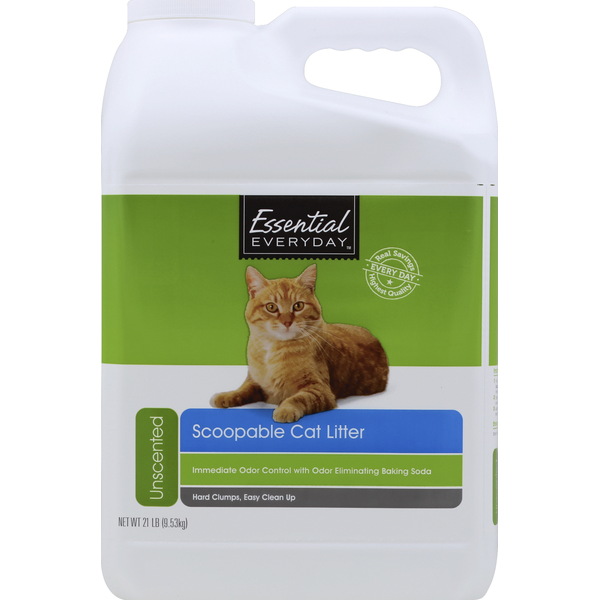 Cat Food & Care Essential Everyday Cat Litter, Scoopable, Unscented hero