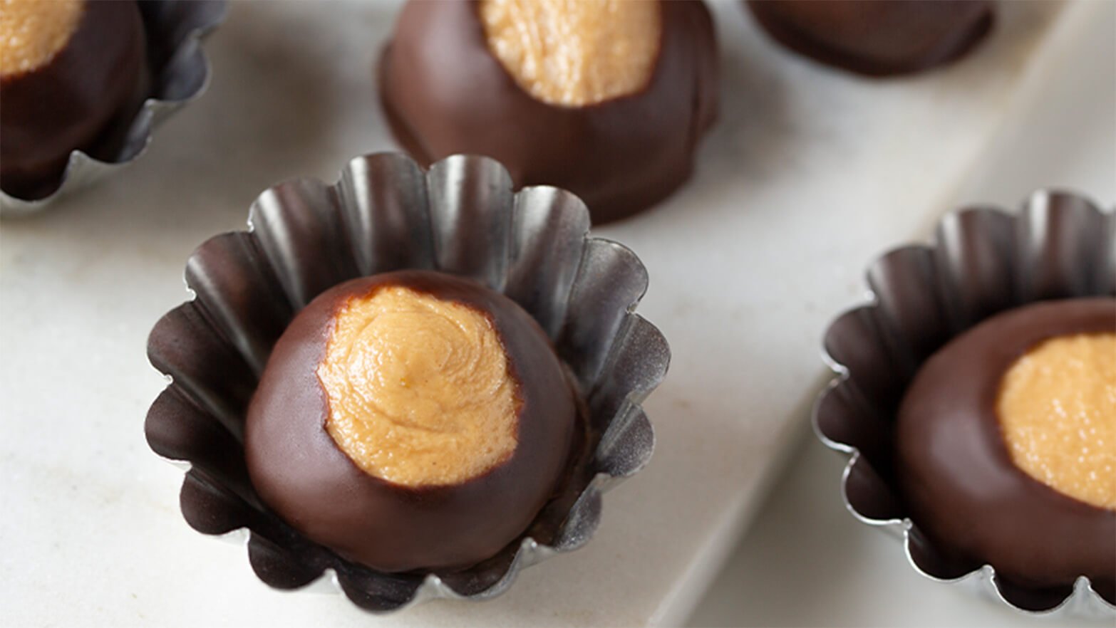 Peanut butter and pretzel truffles for Galentine's Day