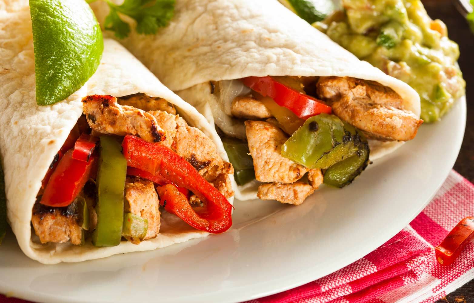 Chicken fajitas