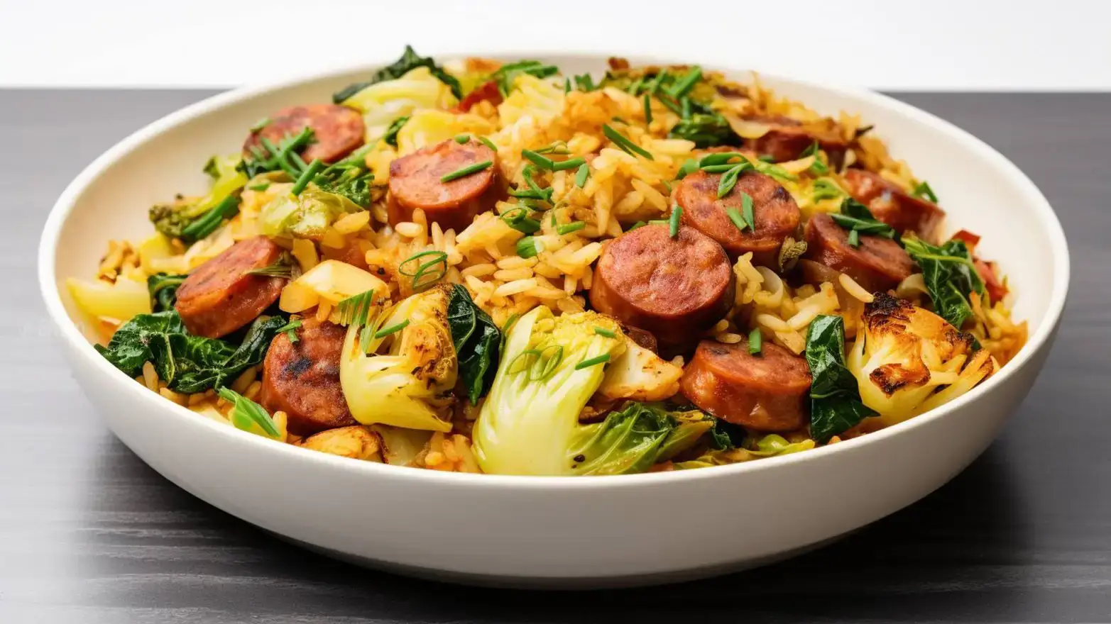 Cabbage and sausage skillet