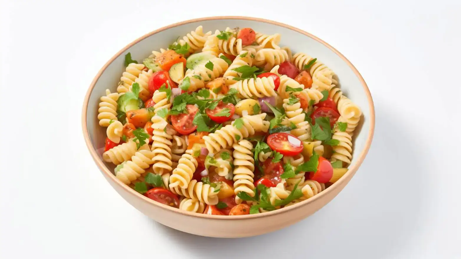 pasta salad in bowl