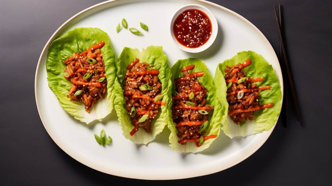 canned chicken lettuce wraps