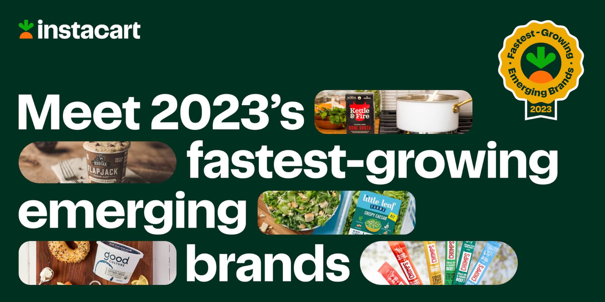 Emerging Brands to Watch 75 of the FastestGrowing Brands on Instacart