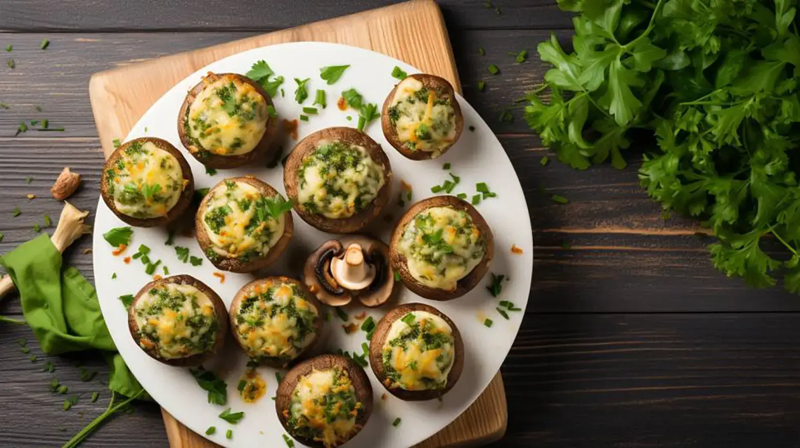 spinach stuffed mushrooms