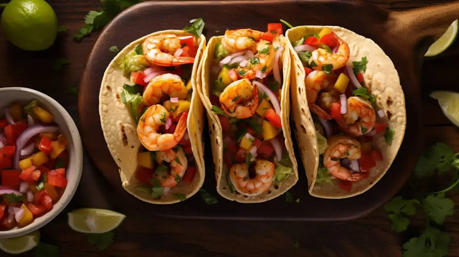 zesty shrimp tacos