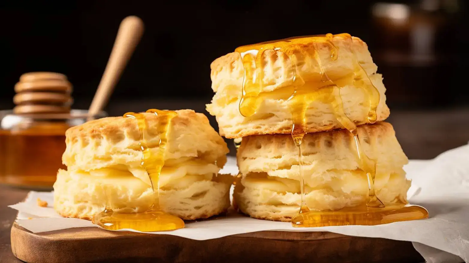 flaky and buttery biscuits