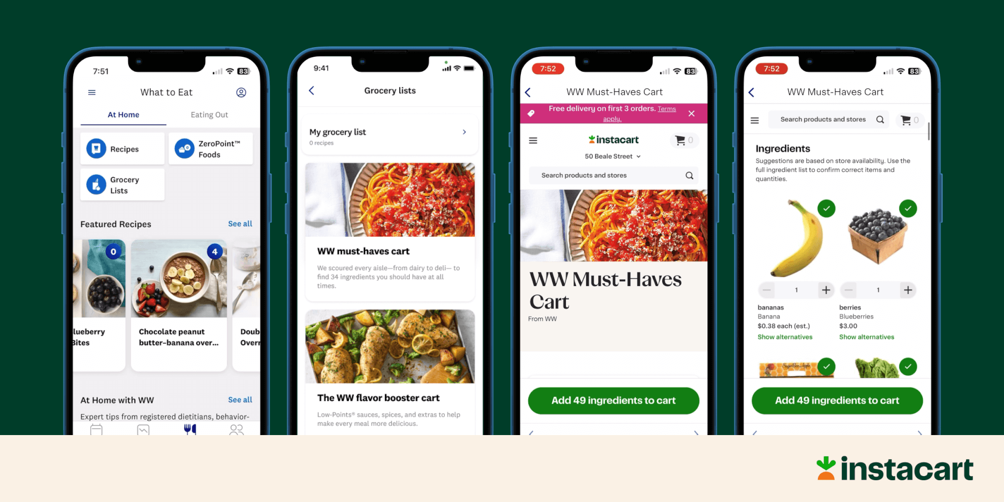 Making Nutritious & Delicious Choices Easier with Instacart and  WeightWatchers