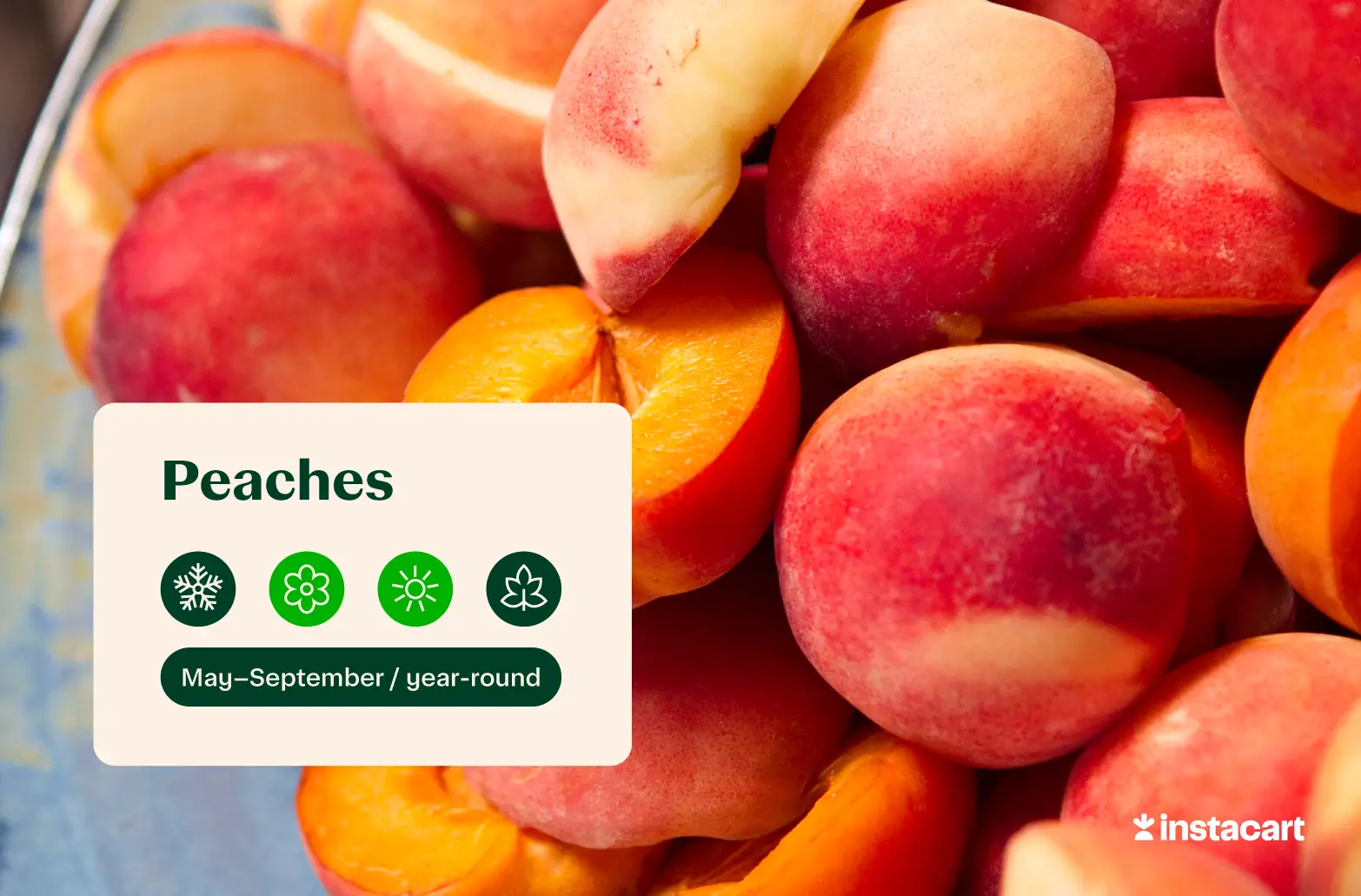 Ripe peaches