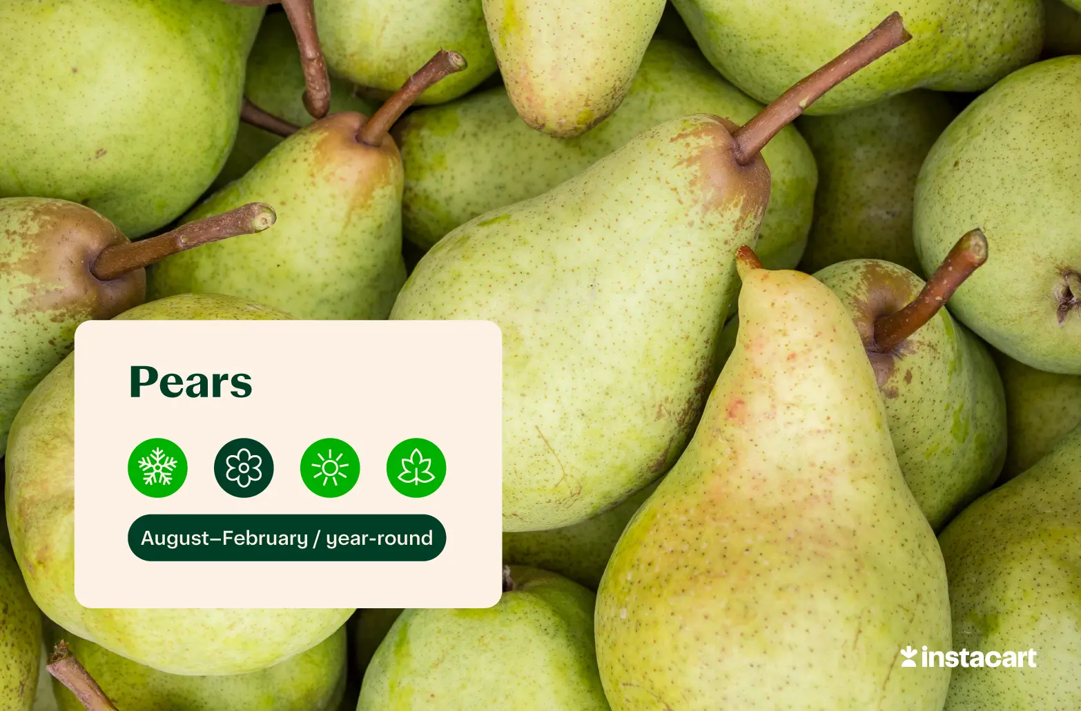 Assortment of pears